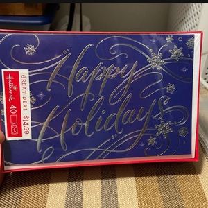 Hallmark 40 holiday cards with envelopes included.